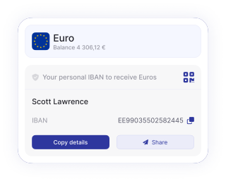 Image showing the euro account