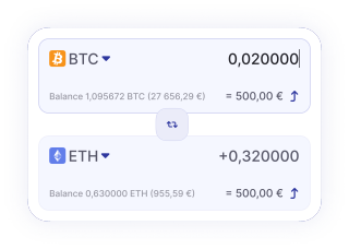 Image showing the exchange transaction