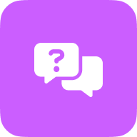 Purple chat icon