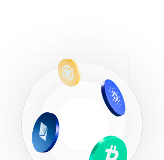 Multiple crypto icons