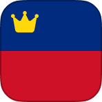 Flag from Liechtenstein